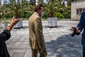 محمود واعظی، رئیس دفتر رئیسجمهور درحاشیه جلسه هیات دولت - ۹ تیر