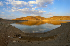 آخرین وضعیت ذخیره آبی سد «اکباتان» - همدان