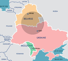 مقام اوکراینی: وضعیت در مرز با بلاروس متشنج اما تحت کنترل است