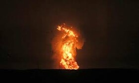 مقامات جمهوری آذربایجان: فوران آتشفشان علت وقوع انفجار در دریای خزر بوده است