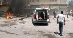 انفجار موتورسیکلت بمب‌گذاری شده مقابل یکی از مقرهای قسد در الشدادی سوریه