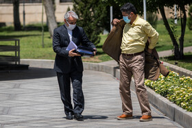 محمدباقر نوبخت، رئیس سازمان برنامه و بودجه در حاشیه جلسه هیات دولت - ۱۶ تیر