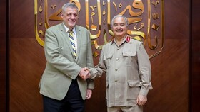 دیدار میانجی سازمان ملل با فرمانده ارتش"ملی" لیبی