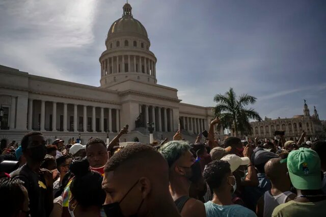 اعتراضات بی سابقه در خیابان‌های کوبا / آمریکا: حامی تجمعات در کوبا هستیم