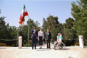 مراسم جابجایی پرچم بین پرچمدار المپیک ریو ۲۰۱۶ و توکیو ۲۰۲۰ برگزار شد 