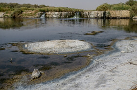 تالاب گاوخونی در روزگار خشکی!