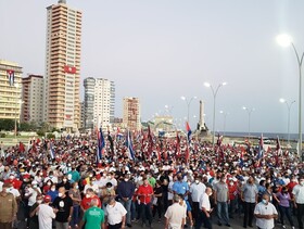 با حضور کانل و کاسترو، هاوانا شاهد تظاهرات گسترده در حمایت از انقلاب کوبا بود