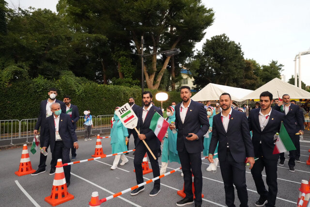 لباس المپیک عکس ایرانیان در المپیک عکس المپیک طراحی لباس المپیک رژه المپیک المپیک 2020 توکیو اخبار المپیک