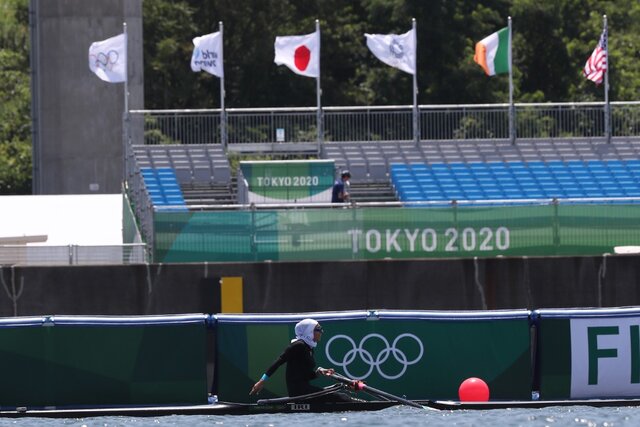 صعود نازنین ملایی به فینال B  رویینگ المپیک توکیو
