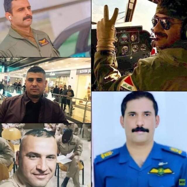 سقوط یک بالگرد نظامی عراق در صلاح الدین و کشته شدن ۵ سرنشین آن