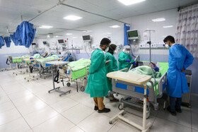 بیمارستان سینا در پیک پنجم کرونا  - همدان