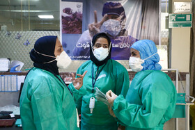 بیمارستان سینای همدان در پیک پنجم کرونا