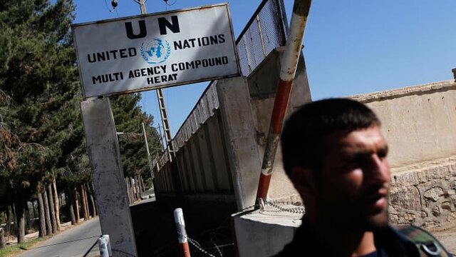  دفتر سازمان ملل در هرات هدف حمله قرار گرفت 