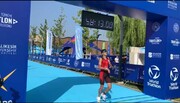 درخشش ورزشکار جوان ایرانی در کاپ اروپایی ترای‌اتلون