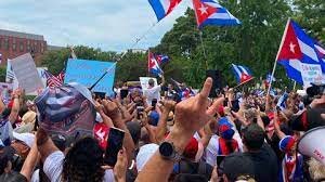 تجمع در میامی در اعتراض به دولت‌های کوبا، نیکاراگوئه و ونزوئلا

