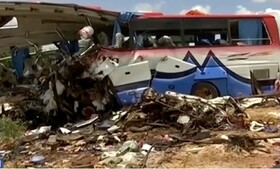 ۴۱ کشته در حادثه برخورد کامیون با اتوبوس در مالی