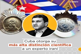اهدای جایزه ملی "کارلوس جی فینلای" کوبا به رییس انستیتو پاستور ایران