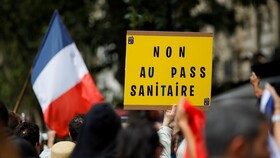 درگیری پلیس و مخالفان ارائه «گواهی بهداشتی» در فرانسه برای چهارمین هفته پیاپی