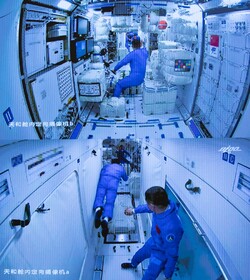 از تماشای بازی‌های المپیک تا ورزش کردن فضانوردان چینی در ایستگاه فضایی