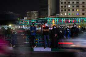 رونمایی از دیوارنگاره محرمی ۱۴۰۰ میدان ولیعصر (عج)