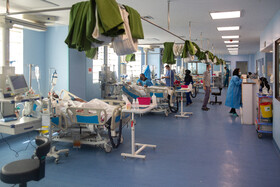 تمامی تخت های بخش ویژه بیمارستان فرقانی قم نیز کاملا پر شده است.