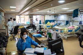بخش ویژه بیمارستان کامکار قم در موج پنجم کرونا