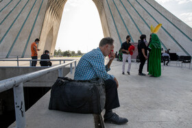 مراسم تعزیه در میدان آزادی