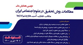 مهلت ارسال مقاله به دومین همایش «مطالعات روش تحقیق در علوم اجتماعی ایران»