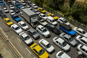 ترافیک سنگین در جاده‌های بازگشت از شمال/ چالوس یکطرفه شد