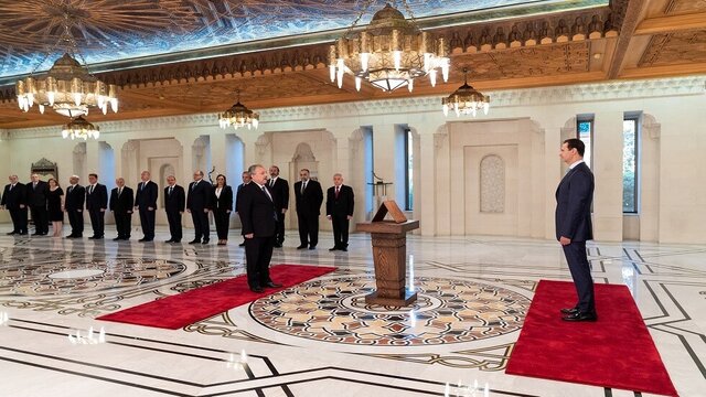 دولت جدید سوریه سوگند یاد کرد