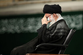 مراسم عزاداری شب هشتم ماه محرم الحرام با حضور مقام معظم رهبری