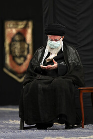 مراسم عزاداری شب هشتم ماه محرم الحرام با حضور مقام معظم رهبری