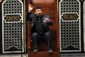 مراسم عزاداری شب هشتم ماه محرم الحرام با حضور مقام معظم رهبری