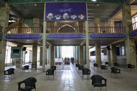 مسجد «حظیره» یزد محل واکسیناسیون