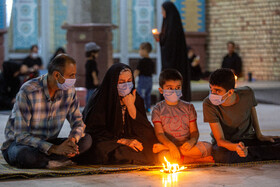 مراسم شام غریبان امام حسین (ع) در مسجد مقدس جمکران 12