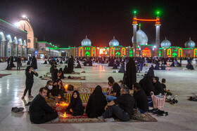 مراسم شام غریبان امام حسین (ع) در مسجد مقدس جمکران 13