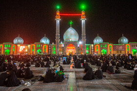 مراسم شام غریبان امام حسین (ع) در مسجد مقدس جمکران 18