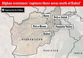 نیروهای خیزش مردمی ۳ منطقه را از طالبان پس گرفتند