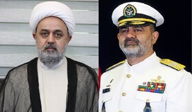 آرزوی موفقیت حجت‌الاسلام‌ شهریاری برای فرمانده جدید نیروی دریایی ارتش 