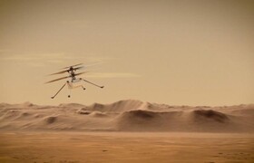 فیلم دوازدهمین پرواز "نبوغ" بر فراز مریخ