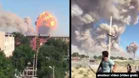۱۰ انفجار در انبار مهمات قزاقستان با ۹۰ زخمی و پنج کشته