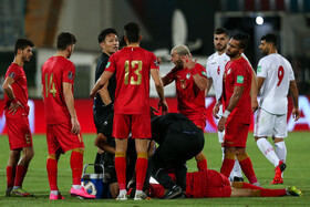 دیدار تیمهای فوتبال ایران و سوریه در مرحله نهایی انتخابی جام جهانی قطر