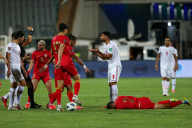 دیدار تیمهای فوتبال ایران و سوریه در مرحله نهایی انتخابی جام جهانی قطر