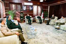 دیدار فرماندهان ارشد سپاه پاسداران با وزیر دفاع و پشتیبانی نیروهای مسلح‎