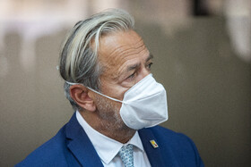 نشست خبری رافائل گروسی،مدیرکل آژانس بین‌المللی انرژی اتمی و محمد اسلامی