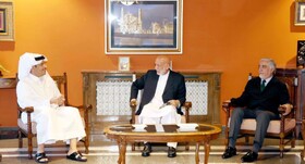 وزیر خارجه قطر با رهبری طالبان در کابل دیدار کرد
