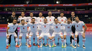 صعود یک پله‌ای تیم ملی فوتسال ایران در رنکینگ جهانی