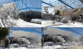 تخریب باغ تالار لوکس هزار متری با ورود دادستانی شهریار