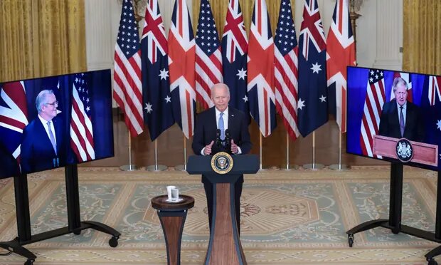 اعلام پیمان دفاعی آمریکا، انگلیس و استرالیا برای مقابله با قدرت چین