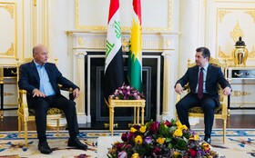 مذاکرات میان رئیس جمهور عراق با نخست وزیر اقلیم کردستان